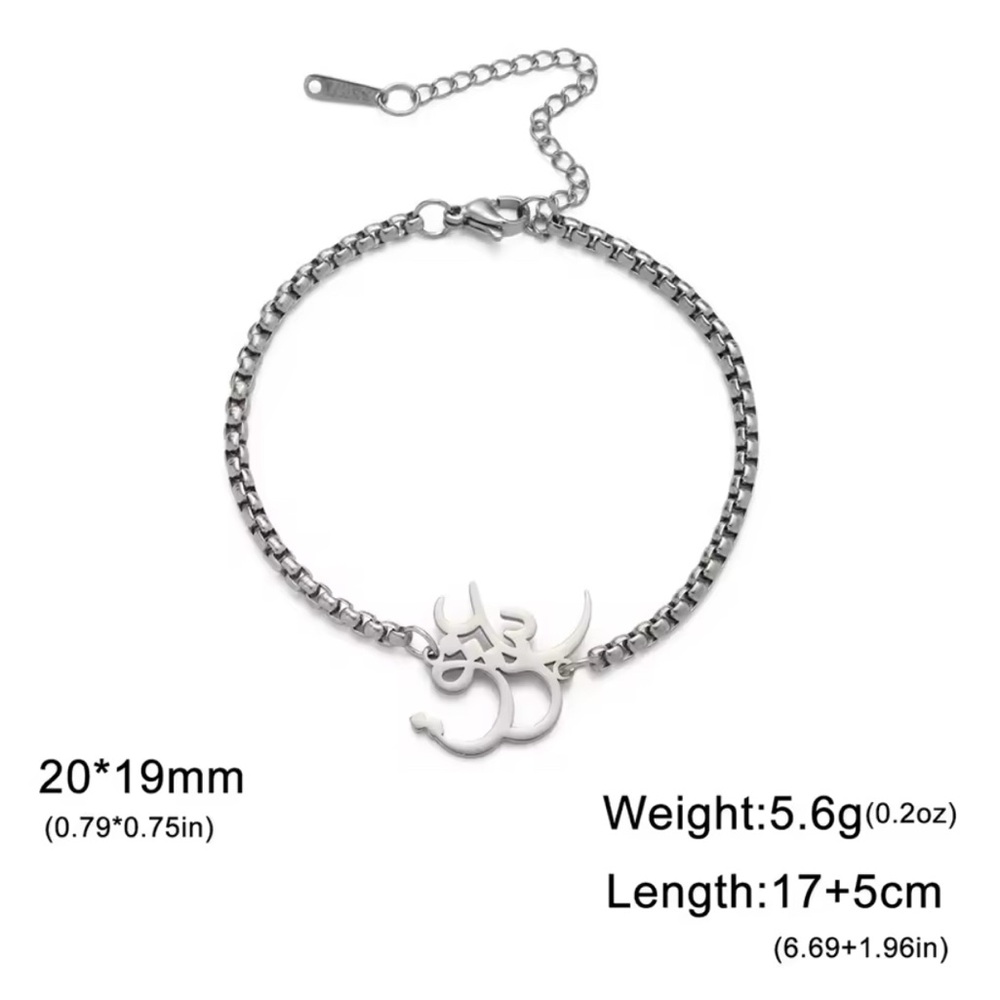 Jeshayuan Persian Farsi Eshgh Bracelet for Women  Stainless steel